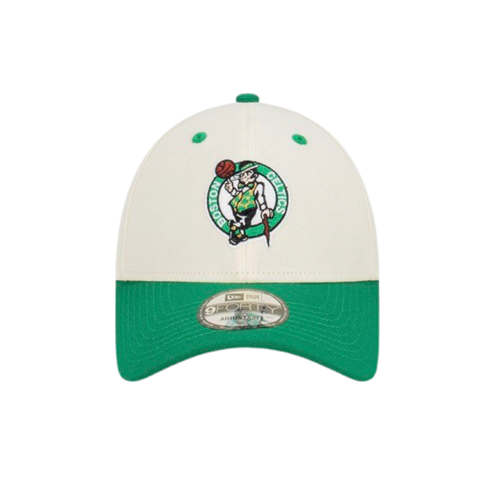 New Era 940 Snapback Two Tone Championship Boston Celtics White Green Cap