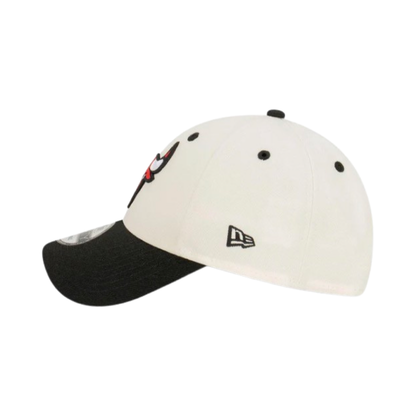 New Era 940 Snapback Two Tone Championship Chicago Bulls White Red Black Cap