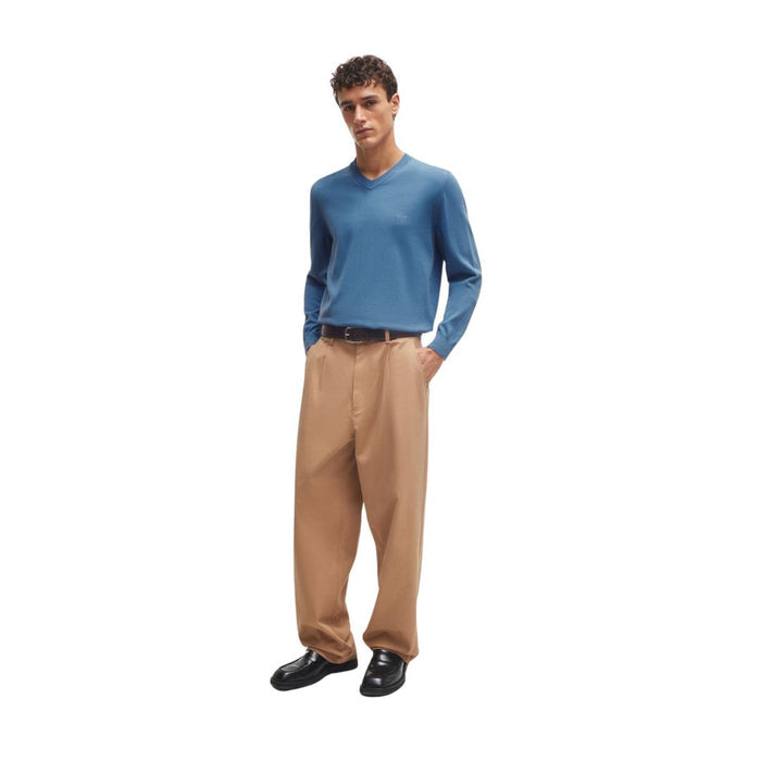 Pacello-L Knitted V-Neck Jumper 50506042