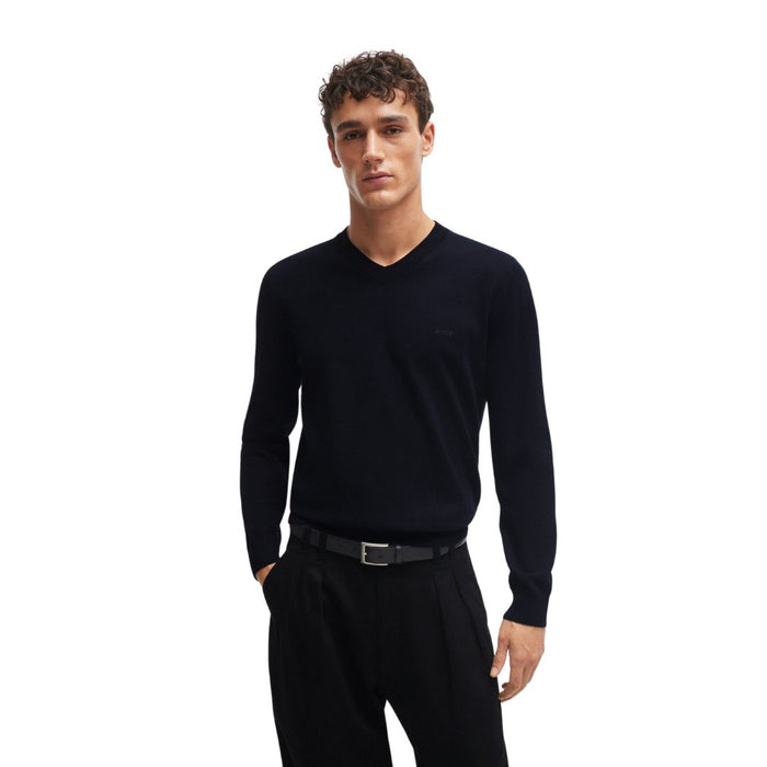 Pacello-L Knitted V-Neck Jumper 50506042
