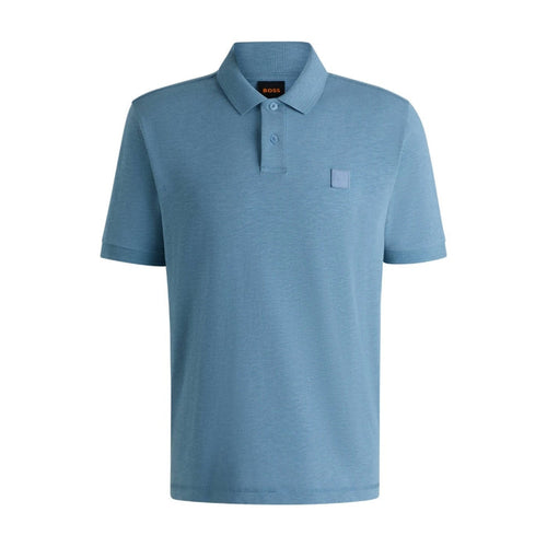 Pe_Linen Logo Mens Polo Shirt 50536728