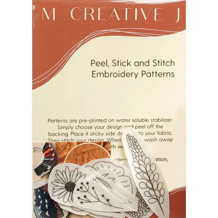 Peel Stick and Stitch Embroidery Patterns