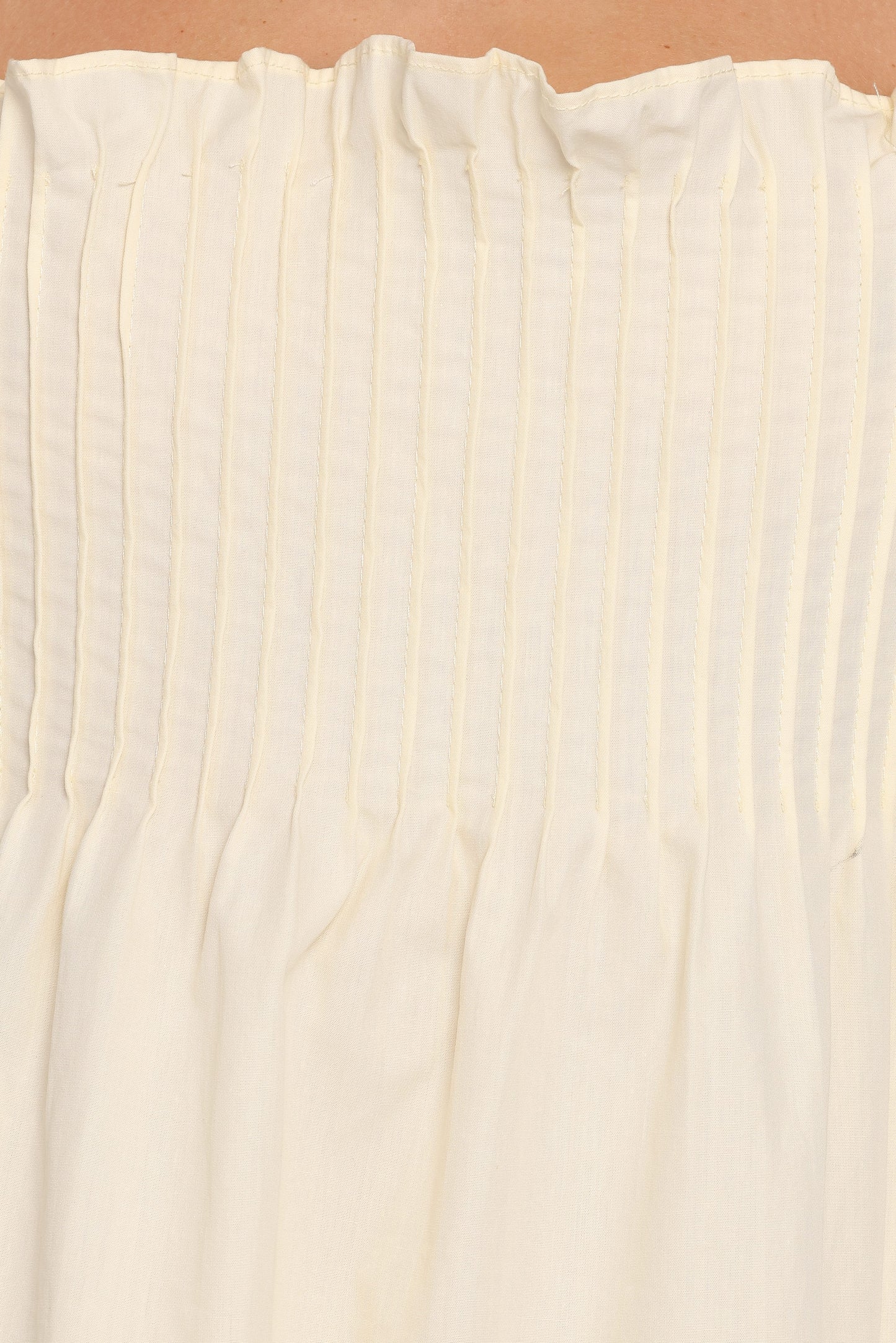 Carson Pleated Top - Butter Yellow