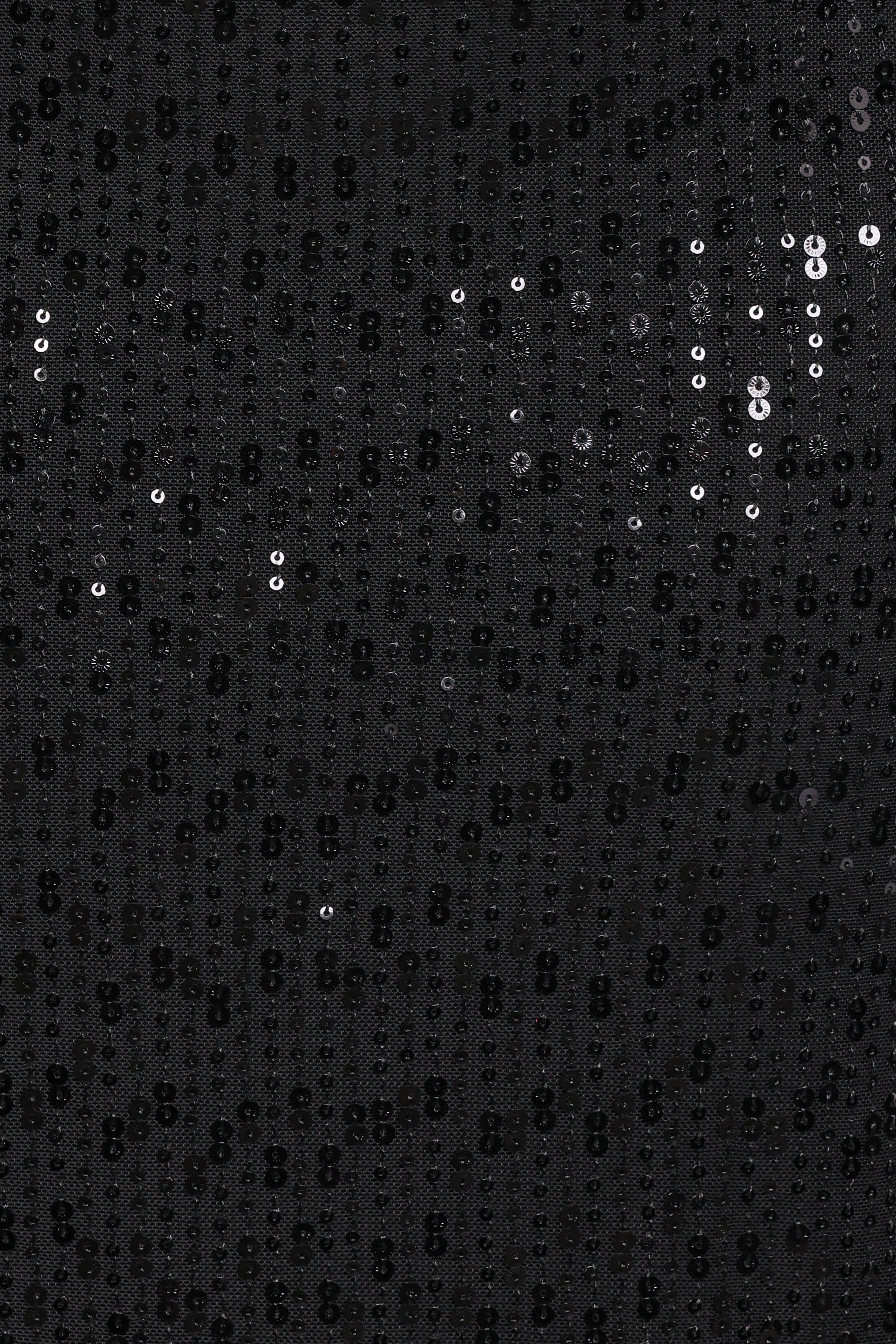 Agnes Strapless Sequin Maxi Dress - Black