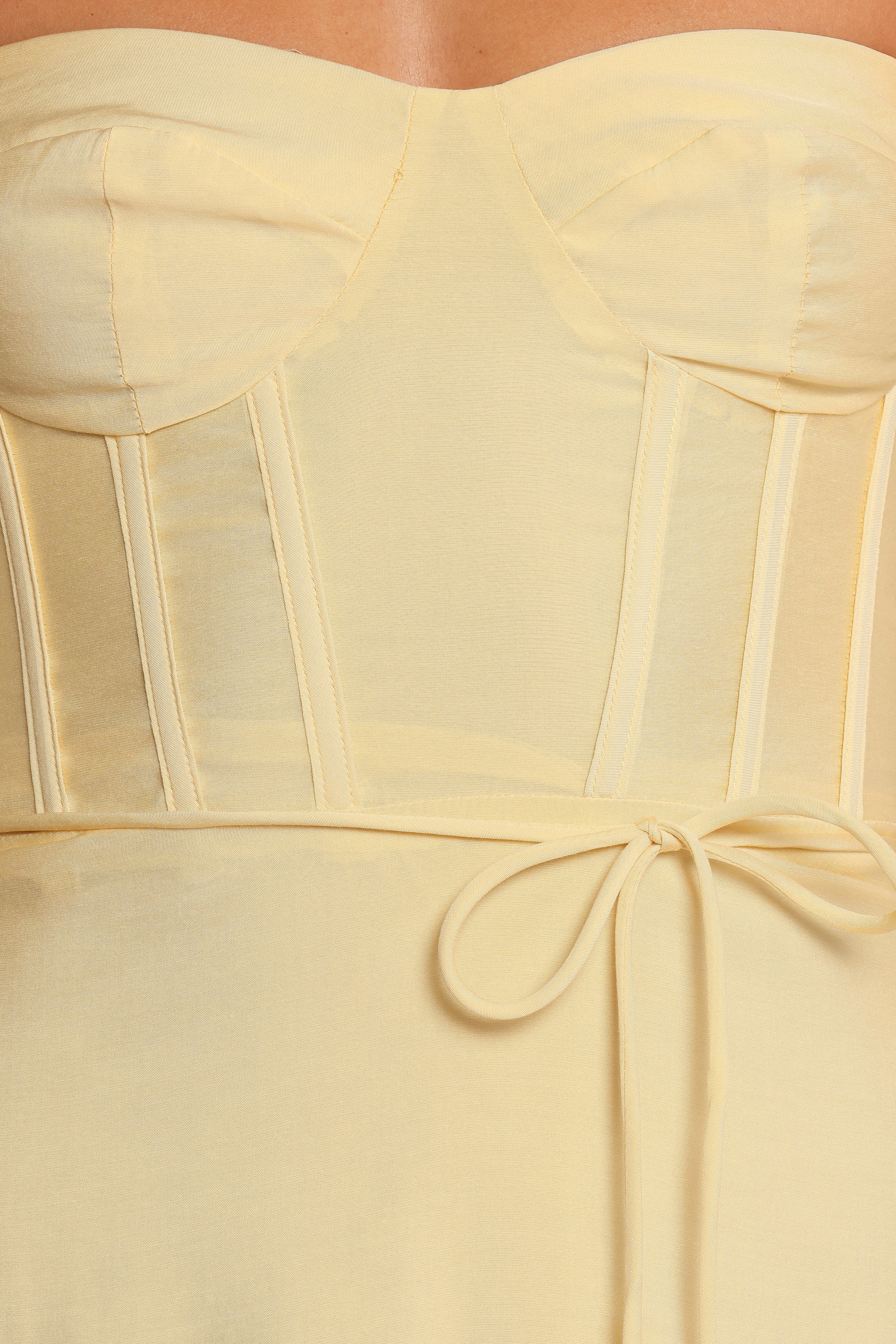 Della Midi Dress - Yellow
