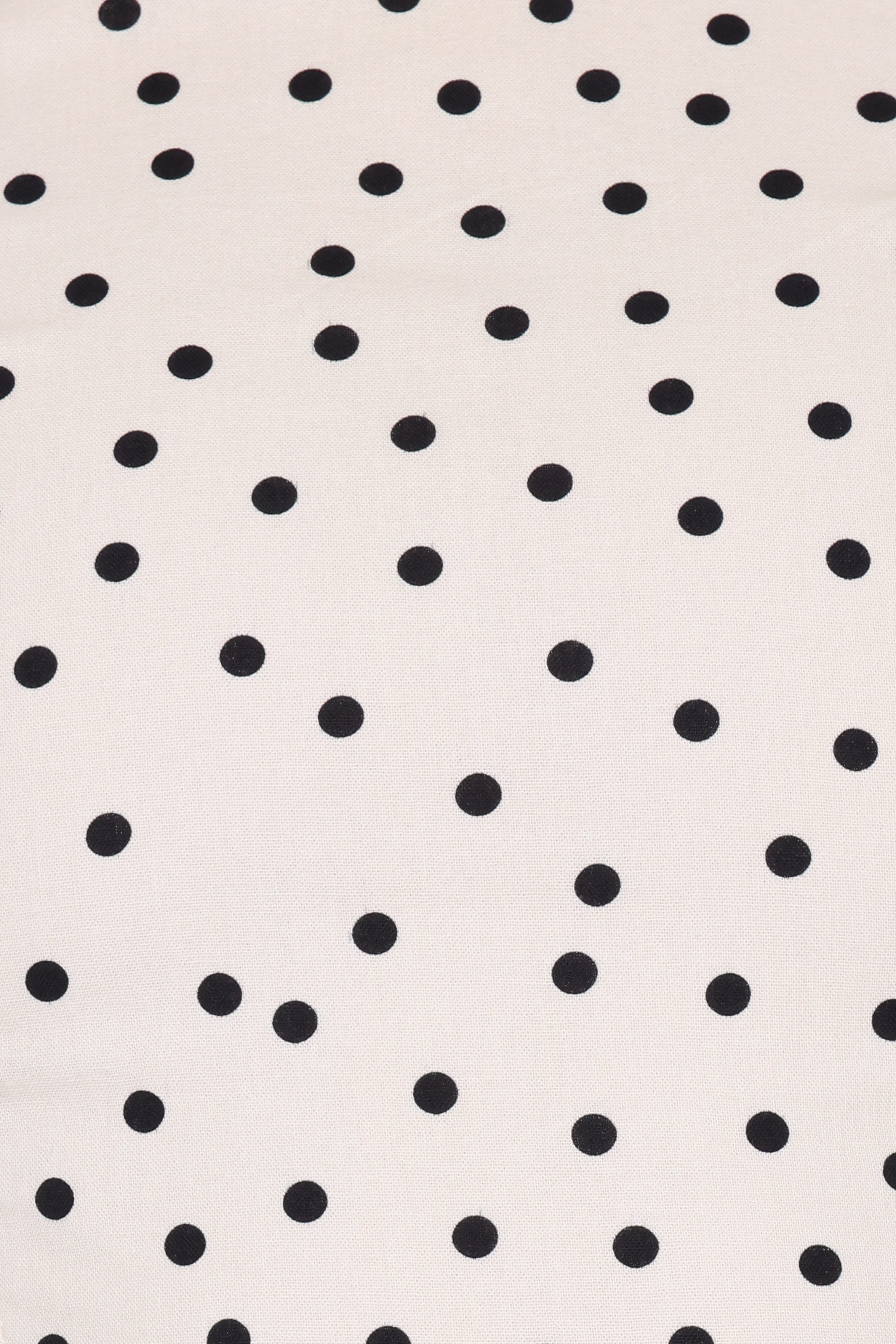 Kansas Mini Dress - White Polka Dot