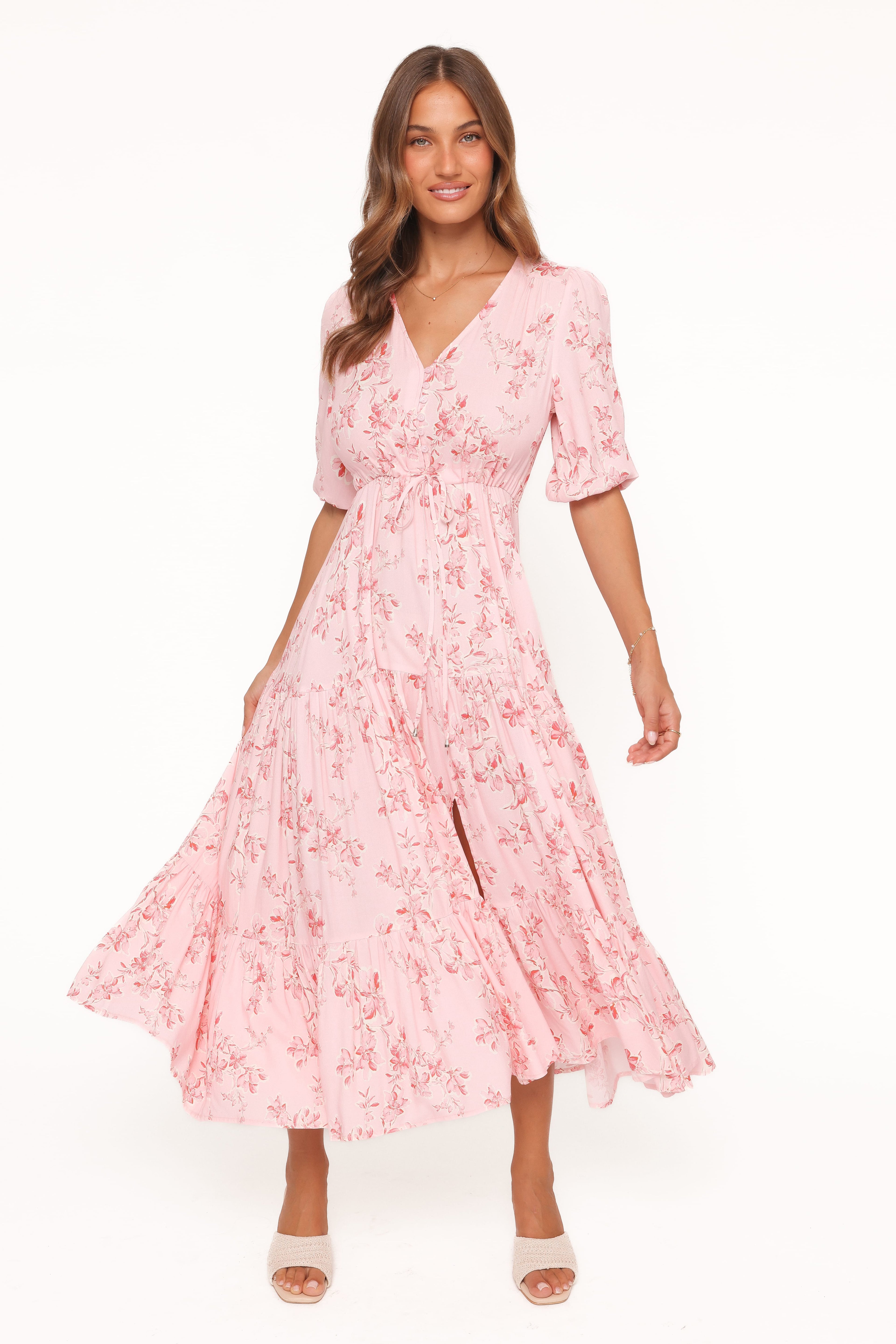 Kelda Dress - Rose Pink Floral