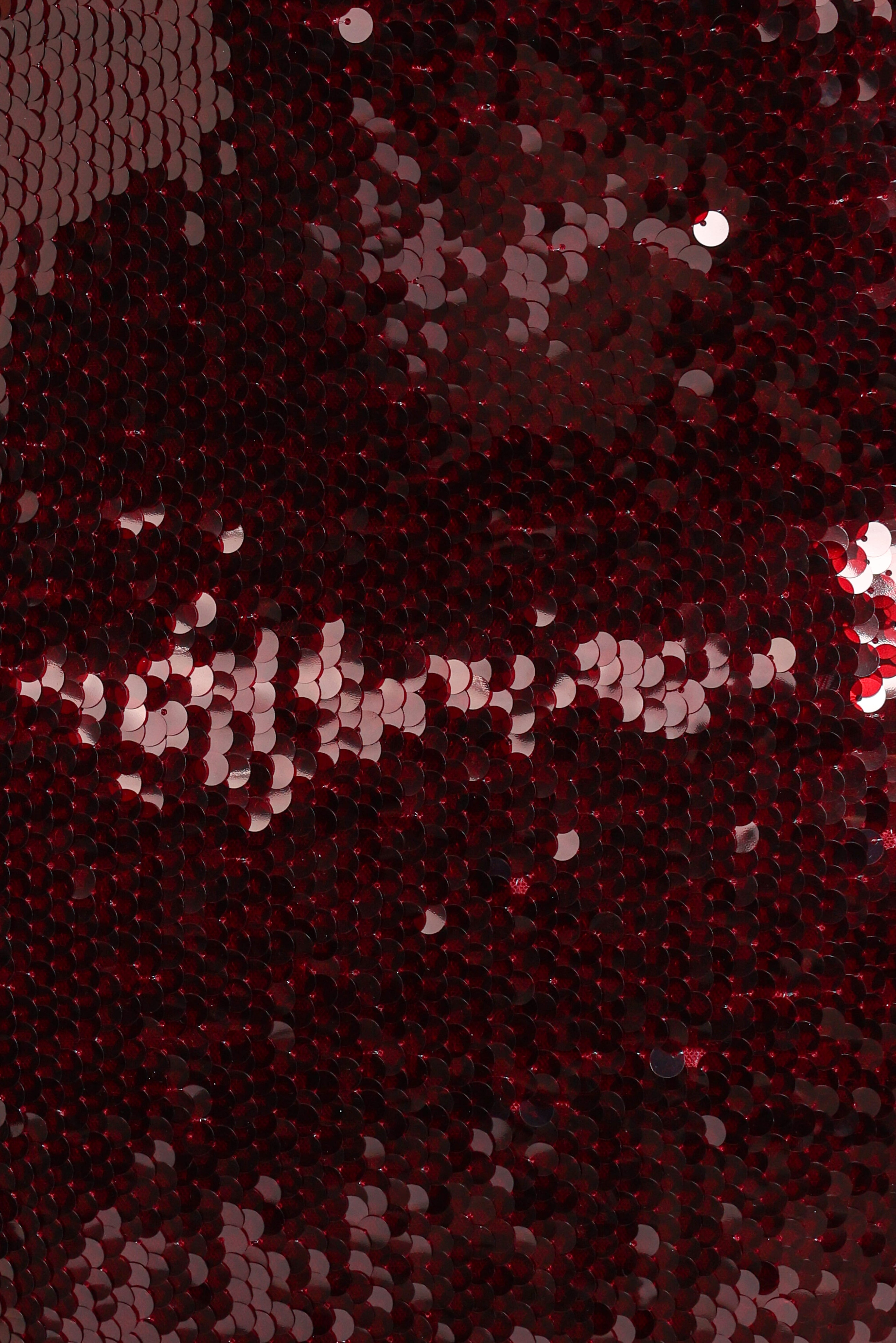 Orlena Sequin Midi Dress - Burgundy