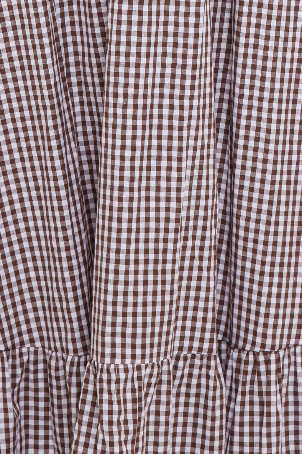 Reid Maxi Dress - Brown Gingham