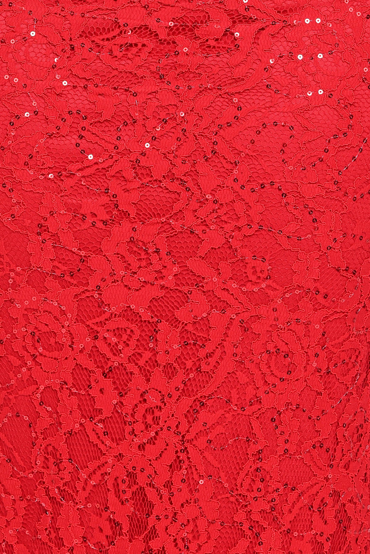 Ruben Lace Maxi Dress - Red