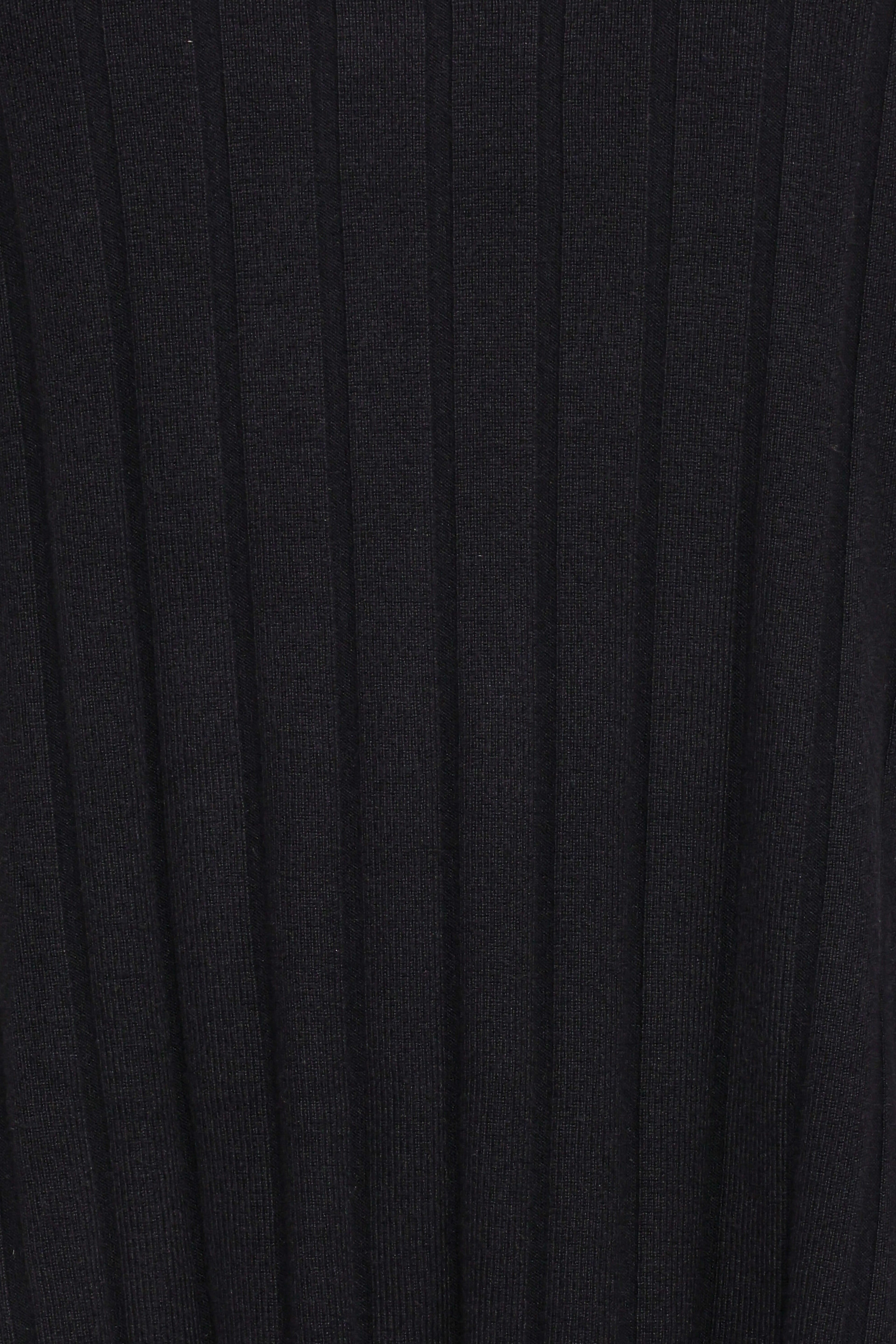 Alix Ribbed Knit Set - Black