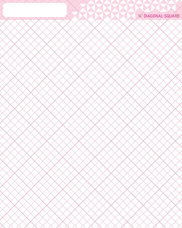 QuiltGenius Graph Paper 8" x 10" 60 Sheets