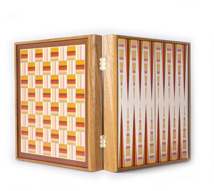 Rainbow Style Multi Game Set - Chess, Backgammon, Ludo, Snakes and Ladders