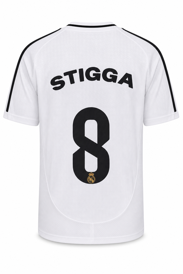 Real Madrid Home Name and Number - Catch Body Customs