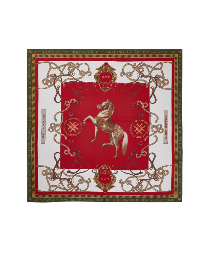 Regal Horse Silk Scarf