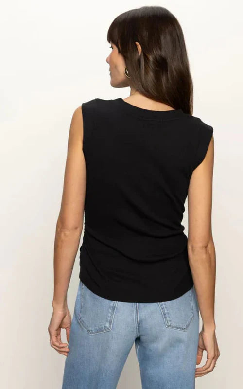 Ribbed Ruched Tank