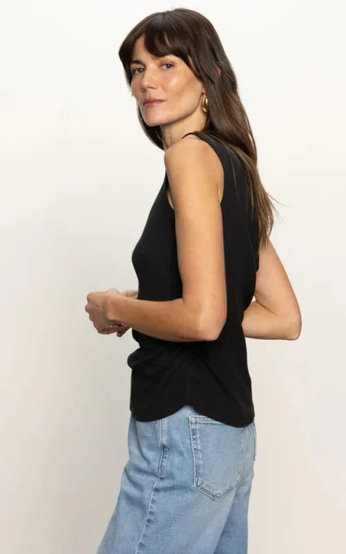 Ribbed Ruched Tank