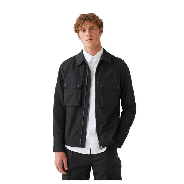 Scale Long Sleeve Linen Shirt 105651