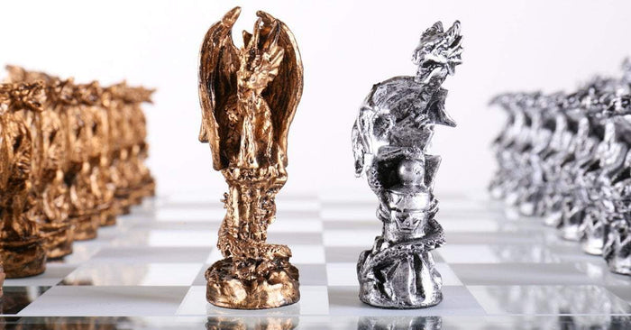 SINGLE REPLACEMENT PIECES: 3D Dragon Chess Set Piece