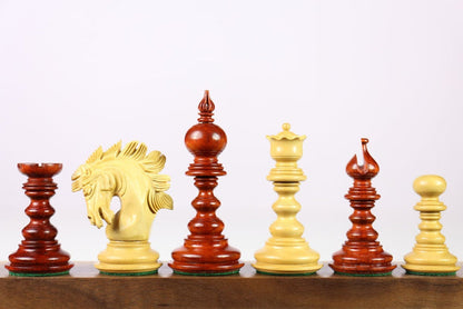 SINGLE REPLACEMENT PIECES: 4.5" Padauk Savano Chess Pieces - Parts - Chess-House