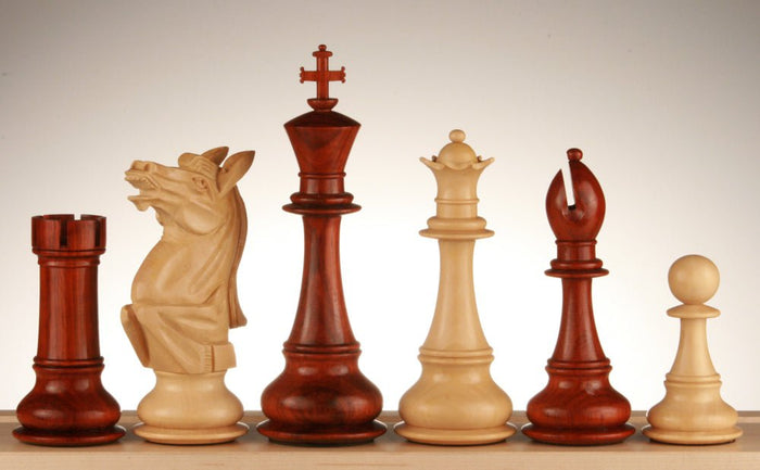 SINGLE REPLACEMENT PIECES: 6" Napoleon Budrosewood Chess Pieces - Parts - Chess-House