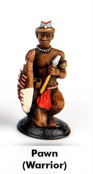 SINGLE REPLACEMENT PIECES: African Tribal Chess Set - Zulu / Ndebele (Large) - Parts - Chess-House