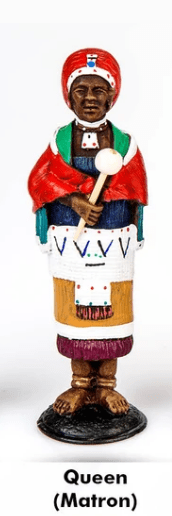 SINGLE REPLACEMENT PIECES: African Tribal Chess Set - Zulu / Ndebele (Large) - Parts - Chess-House