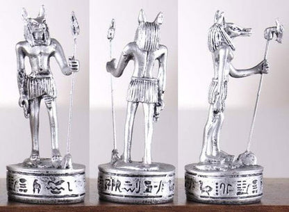 SINGLE REPLACEMENT PIECES: Gold and Silver Egyptian Chess Set - Parts - Chess-House