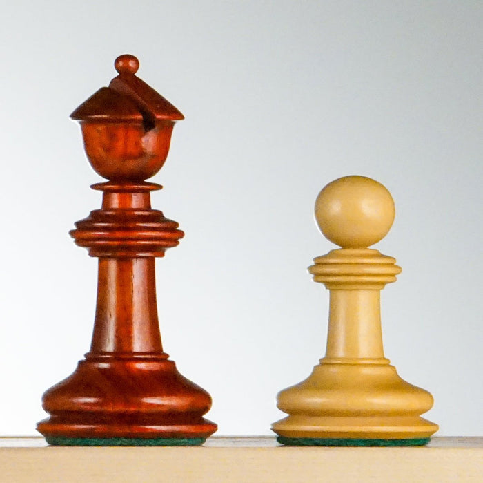 SINGLE REPLACEMENT PIECES: Luxury Chess in Padauk 4 5/8" King - Parts - Chess-House