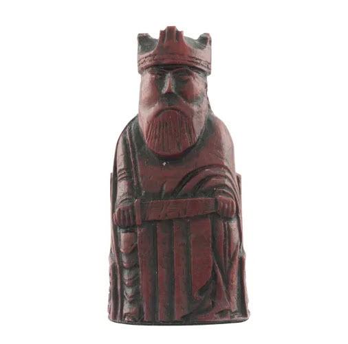 SINGLE REPLACEMENT PIECES: Mini Isle of Lewis Chess Pieces - SAC Antiqued - Parts - Chess-House