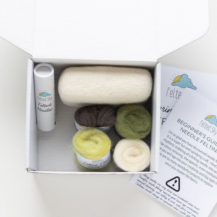 Spring Blooms Mini Needle Felting Kit