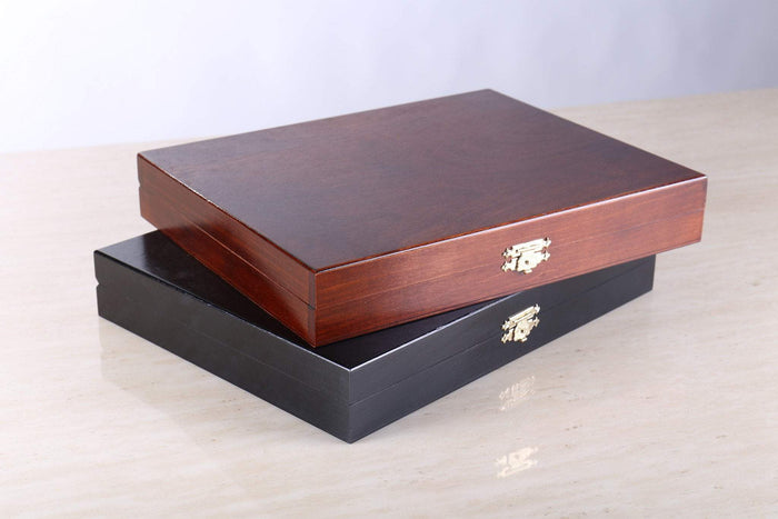 Standard Flat Wood Chess Box - Box - Chess-House