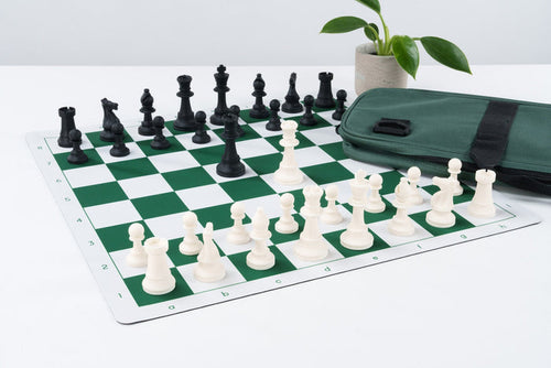 Stealth Combo - Flex Pad Silicone Chess Set with Deluxe Bag - Chess Set - Chess-House