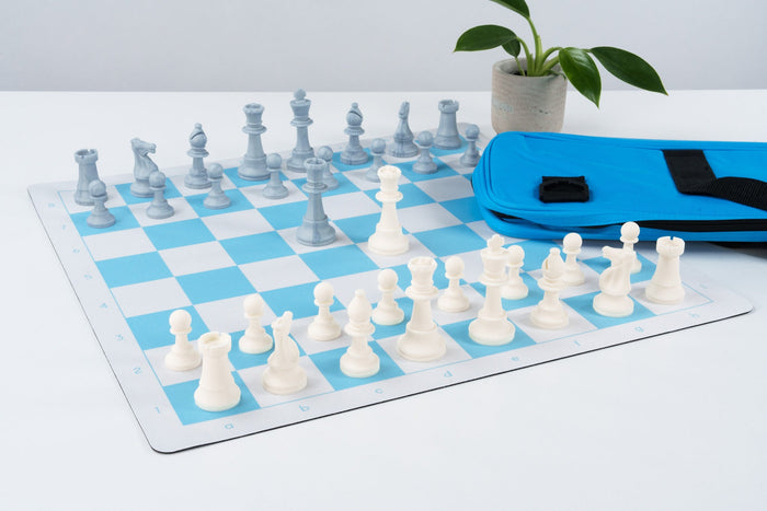 Stealth Combo - Flex Pad Silicone Chess Set with Deluxe Bag - Chess Set - Chess-House