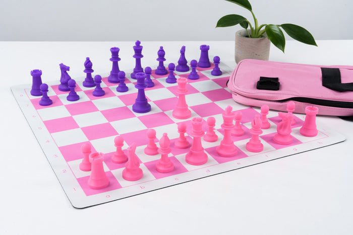 Stealth Combo - Flex Pad Silicone Chess Set with Deluxe Bag - Chess Set - Chess-House