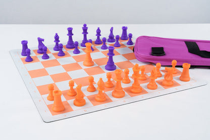 Stealth Combo - Flex Pad Silicone Chess Set with Deluxe Bag - Chess Set - Chess-House