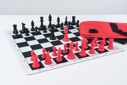 Stealth Combo - Flex Pad Silicone Chess Set with Deluxe Bag - Chess Set - Chess-House
