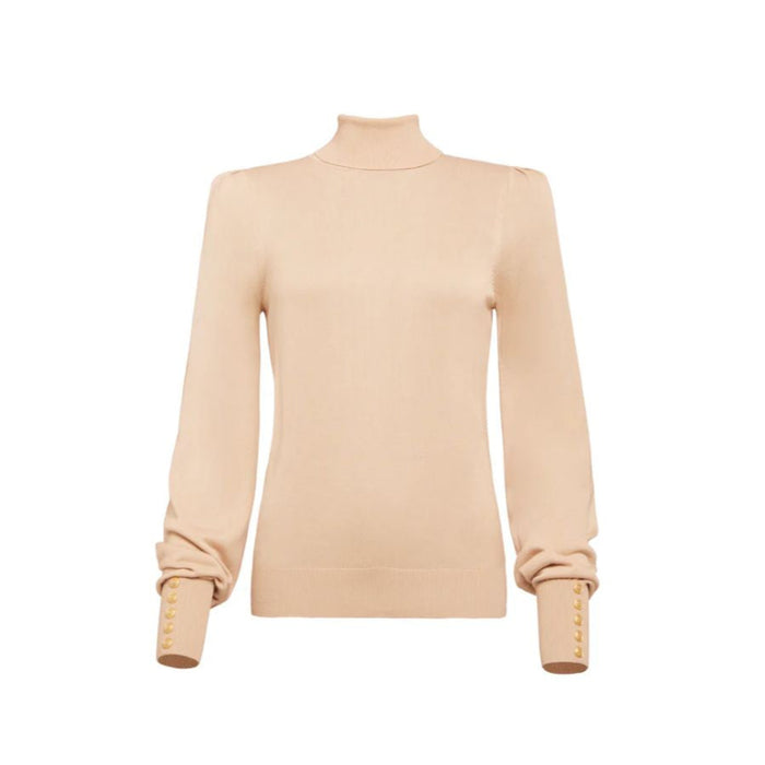 Structured Kelsie Roll Neck Knit