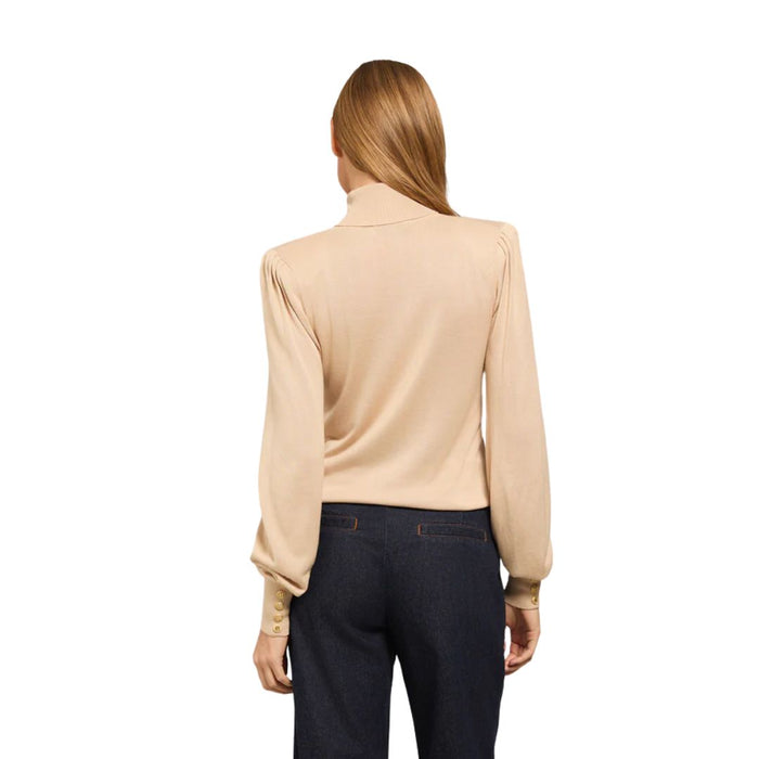 Structured Kelsie Roll Neck Knit