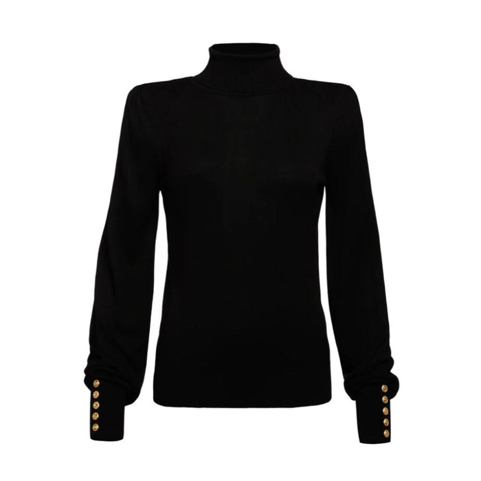Structured Kelsie Roll Neck Knit