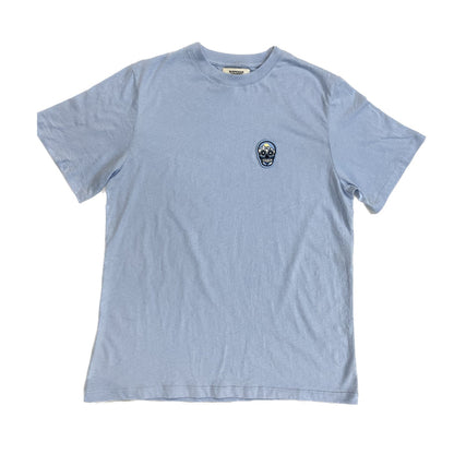 Suspicious Antwerp Sky Blue Skull Tee