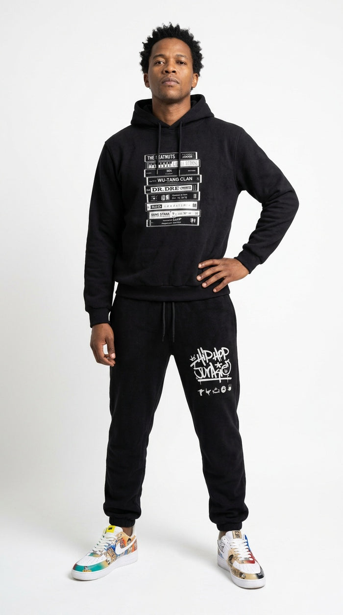 90s Hip Hop Junkie Sweatpants - Catch Body Customs