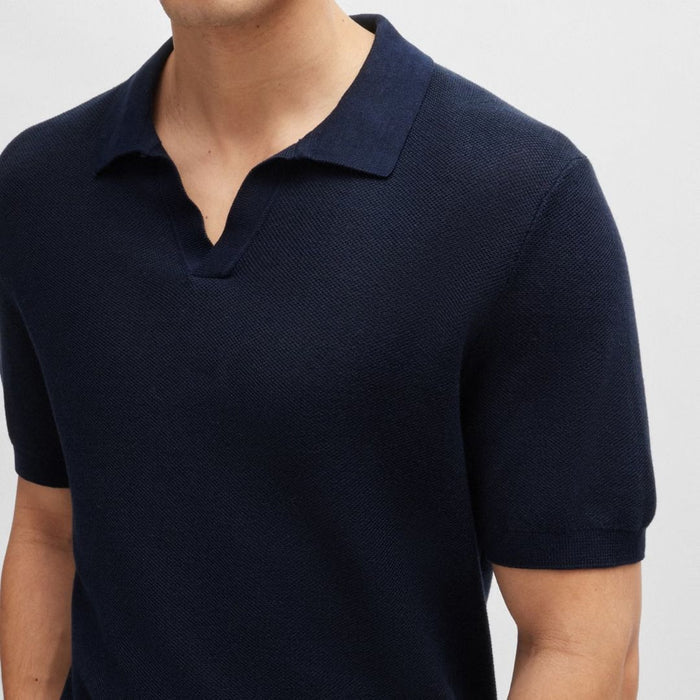 Tempio Short Sleeve Knitted Polo Shirt 50511775