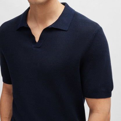 Tempio Short Sleeve Knitted Polo Shirt 50511775