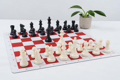 The Bobby Fischer Ultimate Flex Pad Chess Set Combo (Extra Heavy Weighted) - Chess Set - Chess-House