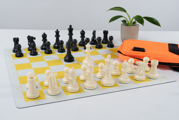 The Bobby Fischer Ultimate Flex Pad Chess Set Combo (Extra Heavy Weighted) - Chess Set - Chess-House