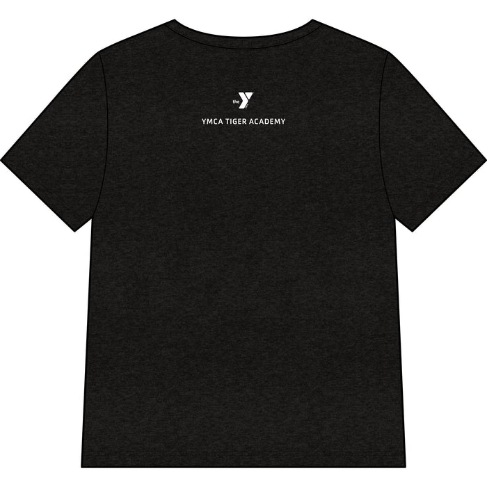 Tiger Academy Proud Mama Women’s Relaxed Heather CVC V-Neck Tee