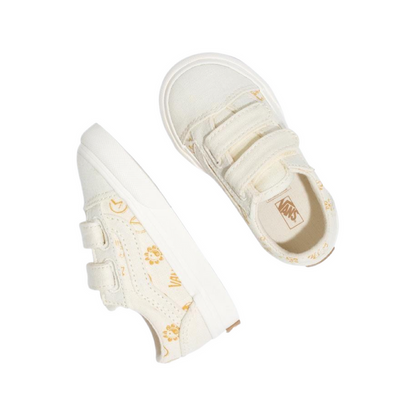 Toddler Vans Old Skool Eco Theory In Our Hands Canvas Sail White Gold