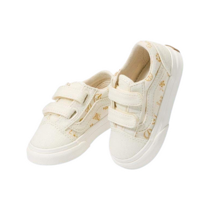 Toddler Vans Old Skool Eco Theory In Our Hands Canvas Sail White Gold