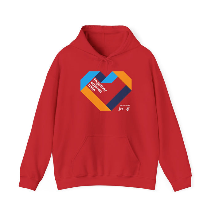 Together Against Hate Heart - Unisex Heavy Blend™ Hooded Sweatshirt